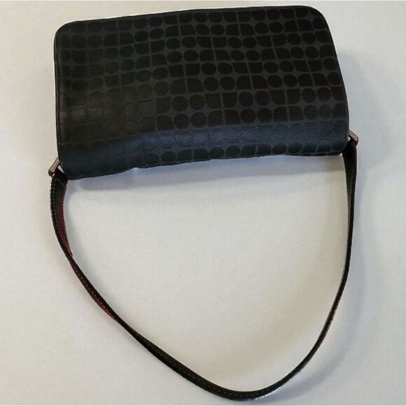 Kate Spade Rare Zoe Dot NOEL Black Shoulder Bag Vintage Y2K Like New - Picture 7 of 9